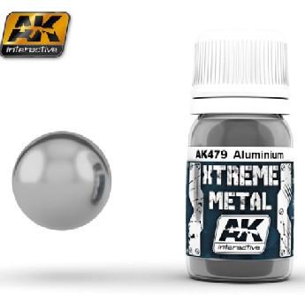 AK Interactive Xtreme Metal Aluminum Metallic Paint 30ml Bottle