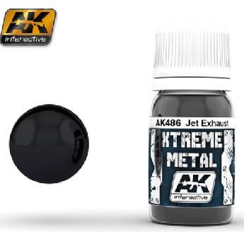 AK Interactive Xtreme Metal Jet Exhaust Metallic Paint 30ml Bottle