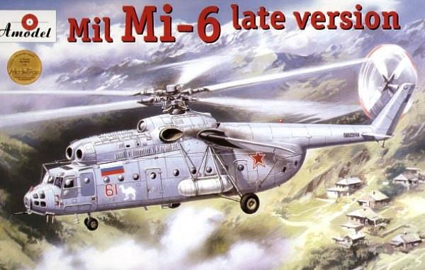 A Model From Russia 1/72 Mil Mi6 Late Version Soviet Helicopter Kit