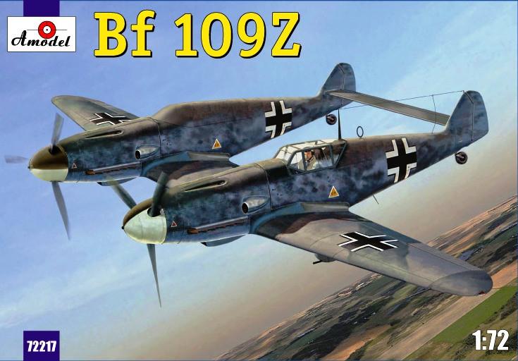 A Model From Russia 1/72 Messerschmitt Bf109Z Fighter Kit