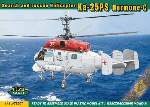 Ace Aircraft 1/72 Ka25PS Hormone-C Search & Rescue Helicopter Kit