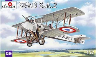 A Model From Russia 1/72 SPAD A2 French WWI BiPlane Fighter Kit