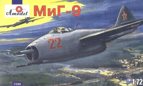 A Model From Russia 1/72 Mig9 Soviet Fighter Kit
