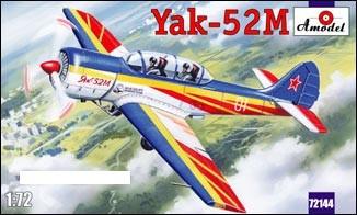 A Model From Russia 1/72 Yak52M 2-Seater Sporting Aircraft Kit