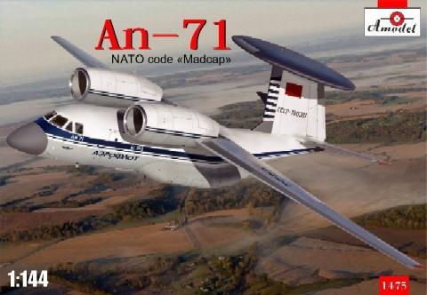 A Model 1/144 An71 NATO Code Madcap Soviet AWACS Aircraft Kit