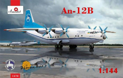 A Model 1/144 Antonov An12B Cargo Aircraft Kit