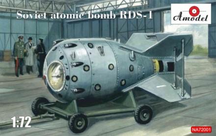 A Model From Russia 1/72 RDS1 Soviet Atomic Bomb w/Trailer Kit
