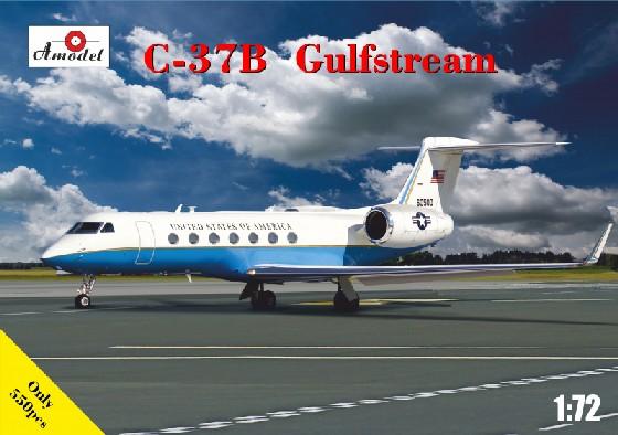 A Model 1/72 C37B Gulfstream United States of America Jet Airliner Kit