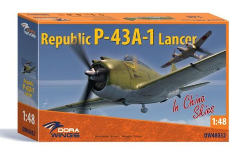 Dora Wings 1/48 Republic P43A1 Lancer in China Skies Aircraft Kit