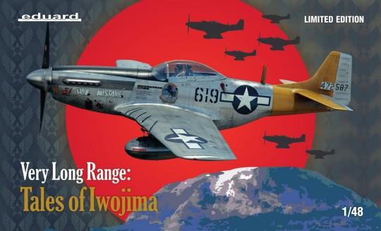 Eduard Aircraft 1/48 Very Long Range Tales of Iwo Jima USAF P51D Mustang Aircraft Ltd Edition Kit