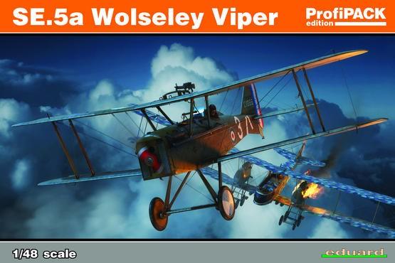 Eduard 1/48 SE5a Wolseley Viper Aircraft Profi-Pack Kit