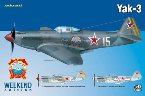 Eduard Aircraft 1/48 Yak3 Fighter Wkd. Edition Kit