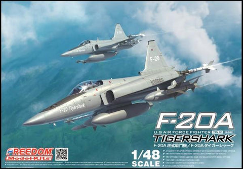 Freedom Model Aircraft 1/48 F20A Tiger Shark USAF Fighter Kit