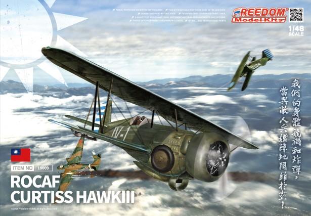 Freedom Model Aircraft 1/48 ROCAF Curtiss Hawk III BiPlane Fighter (New Tool) Kit
