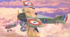 Glencoe Aircraft 1/48 Spad XIII French Aces BiPlane Kit