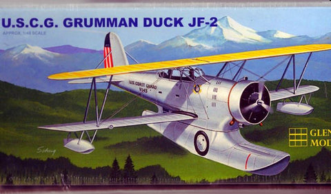 Glencoe Aircraft 1/48 Duck J2 Amphibian BiPlane Kit