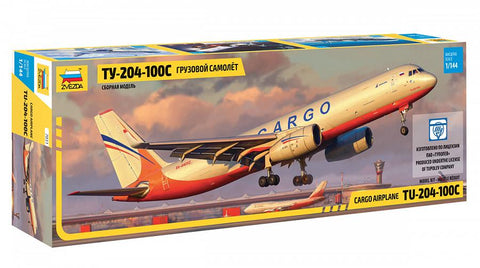 Zvezda 1/144 Tu204-100C Cargo Aircraft Kit