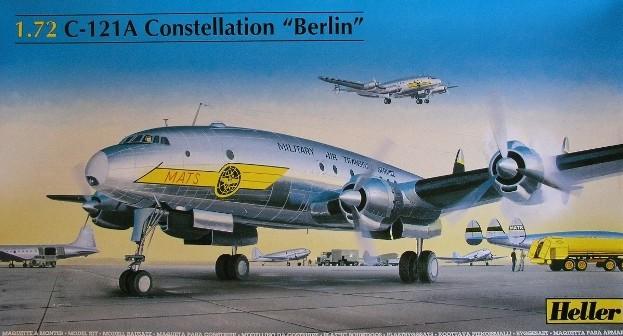 Heller 1/72 C121A Constellation Berlin Aircraft Kit