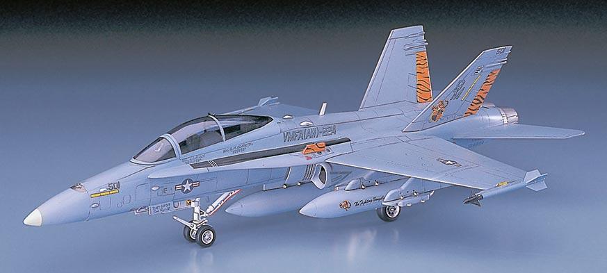 Hasegawa Aircraft 1/72 F/A18D Aircraft Kit