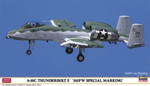 Hasegawa Aircraft 1/72 A10C Thunderbolt II 355thFW Special Marking Attacker Aircraft Kit