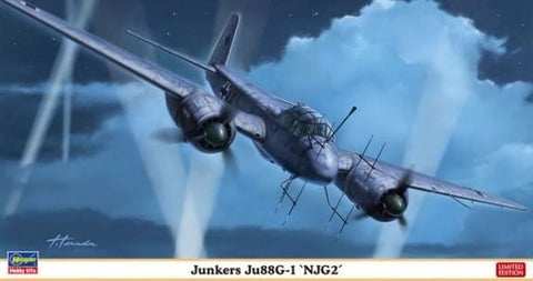 Hasegawa 1/72 Junkers Ju88G1 NJG2 Night Fighter (Ltd Edition) Kit