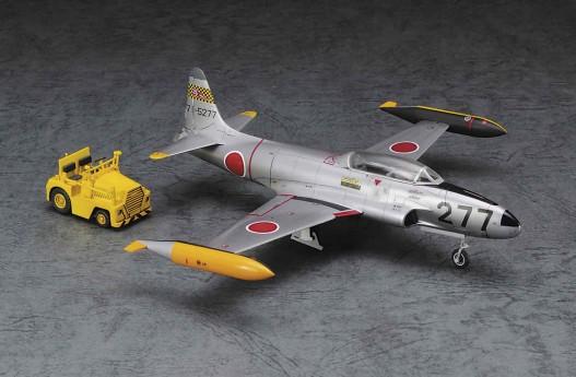 Hasegawa 1/72 T33A Shooting Star Aircraft w/Tow Tractor (Ltd Edition) Kit