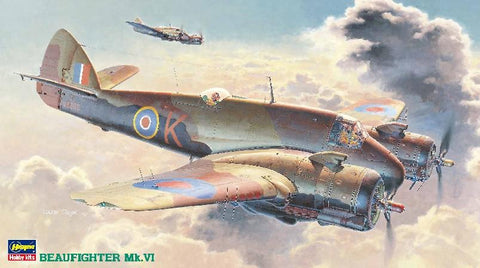 Hasegawa Aircraft 1/72 Beaufighter Mk VI Royal Air Force Fighter Kit