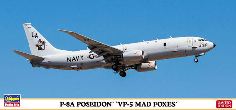 Hasegawa 1/200 P-8A Poseidon "VP-5 Mad Foxes" Limited Edition Kit