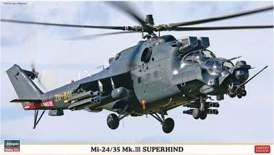 Hasegawa Aircraft 1/72 Mi-24/35 Mk.III Superhind Limited Edition Kit