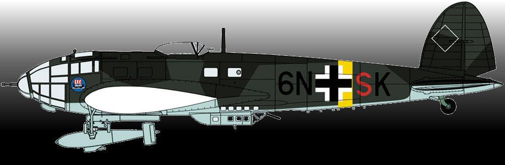 Hasegawa Aircraft 1/72 Heinkel He 111H-6 w/Bv246 Hagelkorn Kit