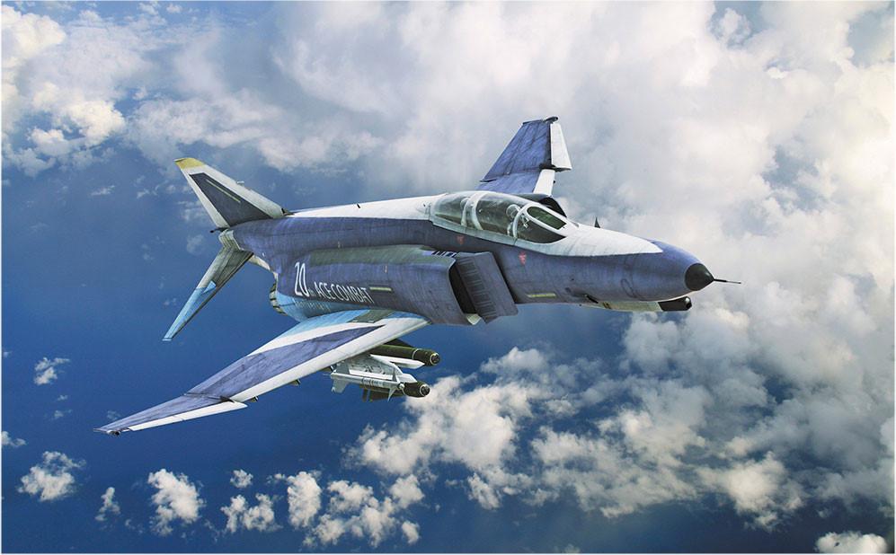 Hasegawa Aircraft 1/72 F-4E Phantom II Ace Combat 20th Anniversary Kit