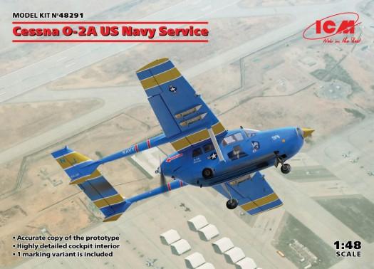 ICM Aircraft 1/48 Cessna O2A US Navy Service Aircraft Kit