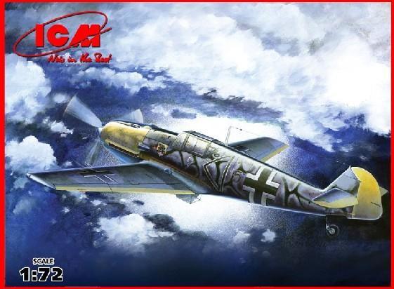 ICM Aircraft 1/72 WWII German Messerschmitt Bf109E7/B Fighter/Bomber Kit