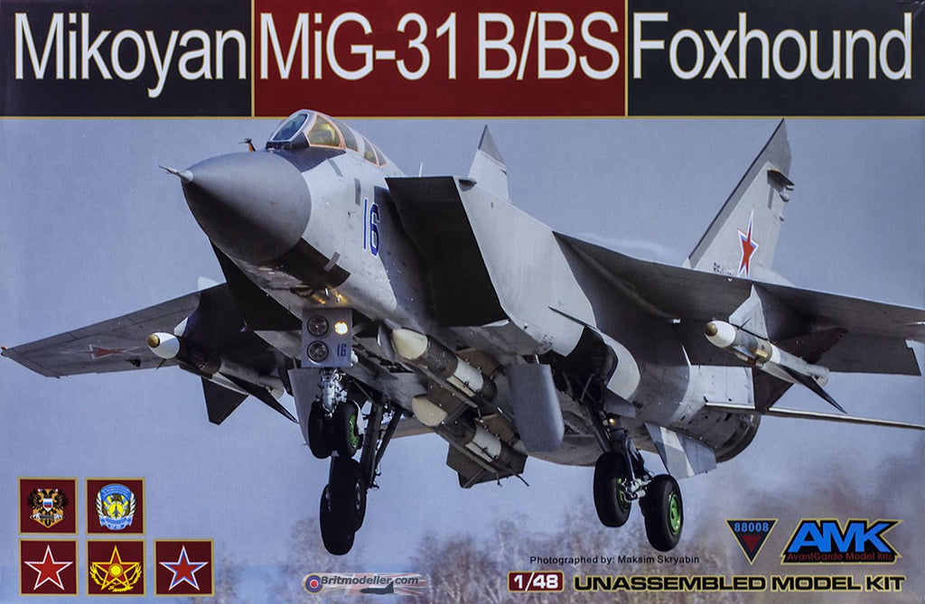 AMK 1/48 MiG31B/BS Foxhound Fighter Kit