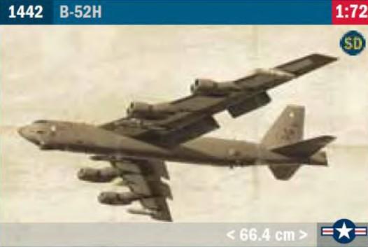 Italeri 1/72 B52H Stratofortress Bomber Kit