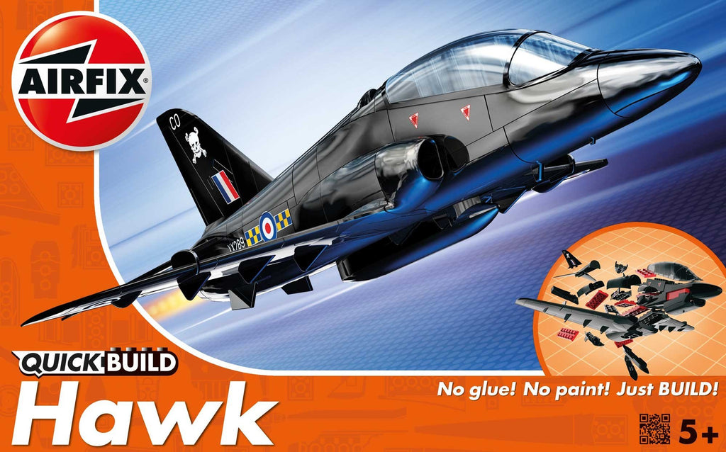 Airfix 1/72 Quick Build Hawk Fighter Snap Kit