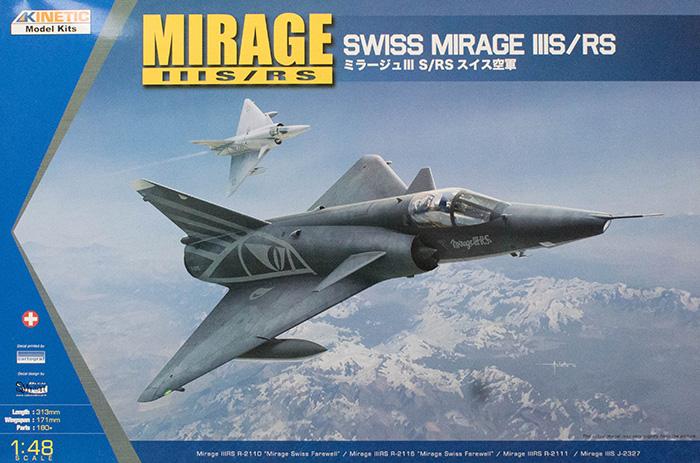 Kinetic 1/48 Swiss Air Force Mirage IIIS/RS Kit