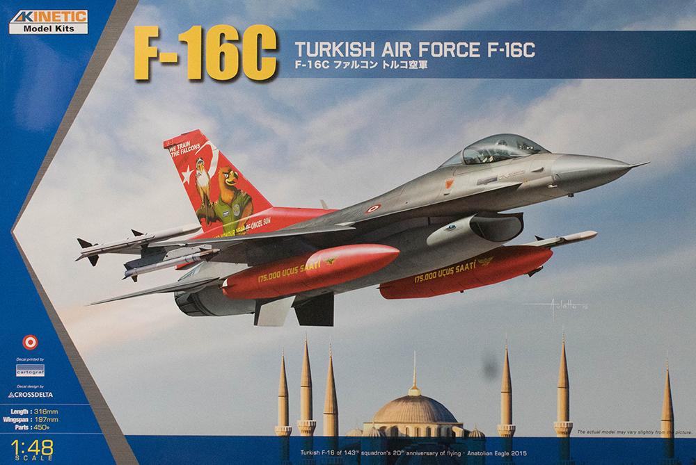 Kinetic 1/48 F-16C Fighting Falcon Turkish Air Force Kit