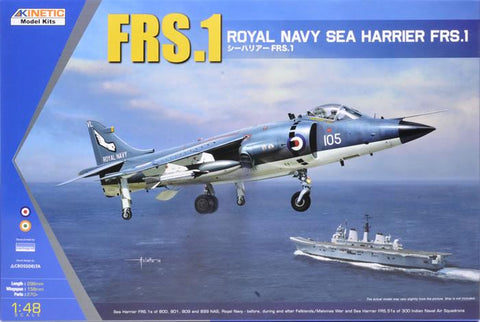 Kinetic Aircraft 1/48 Royal Navy Harrier FRS1 Kit