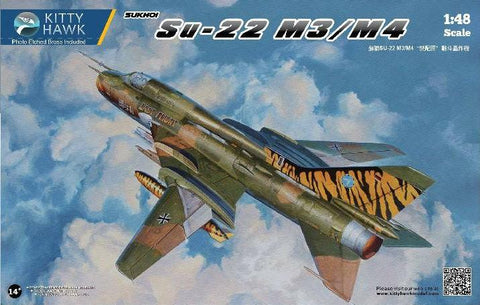 Kitty Hawk 1/48 Su22 M3/M4 Russian Fighter (New Tool) Kit