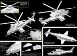 Dragon 1/144 PLA WZ10 Attack Helicopter Kit