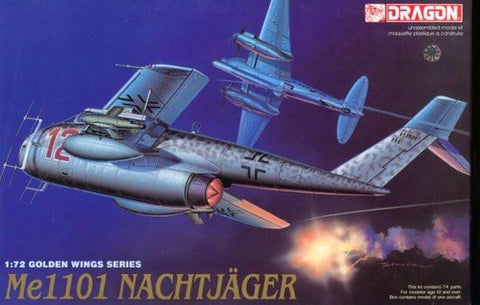 Dragon 1/72 Messerschmitt Me1101 Nachtjager Fighter
