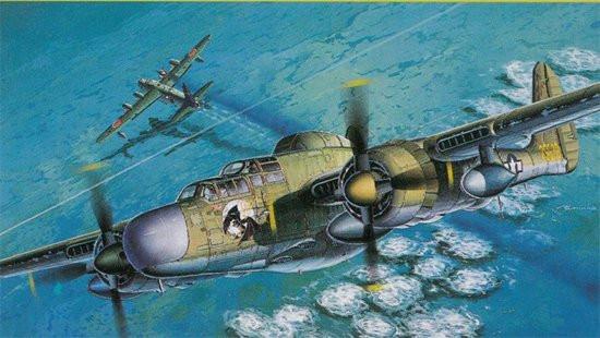 Dragon 1/72 P61A Black Widow US Night Fighter Kit (Re-Issue)