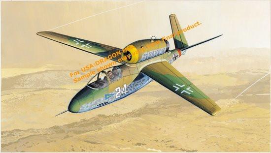 Dragon 1/48 He162D Volksjager WWII Jet Fighter Kit