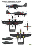 Lion Roar 1/48 WWII USAAF P61B Black Widow Aircraft Last Shoot Down 1945 Kit