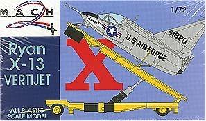 Mach-2 Aircraft 1/72 Ryan X13 Vertijet w/Transport Trailer Kit