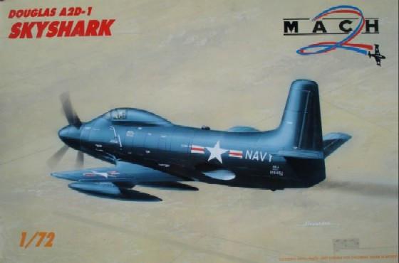 Mach-2 Aircraft 1/72 A2D1 Skyshark USN Monoplane Kit