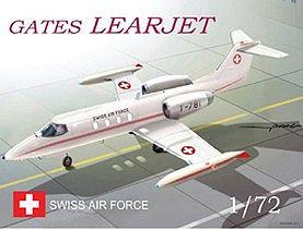 Mach-2 Aircraft 1/72 Gates Learjet Swiss AF Aircraft Kit