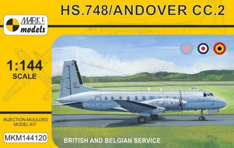 Mark I 1/144 HS748/Andover CC2 Military British/Belgian Service Transport Aircraft Kit