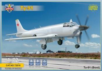 Modelsvit Aircraft 1/72 Tu91 Boot Soviet Naval Attacker Aircraft Kit